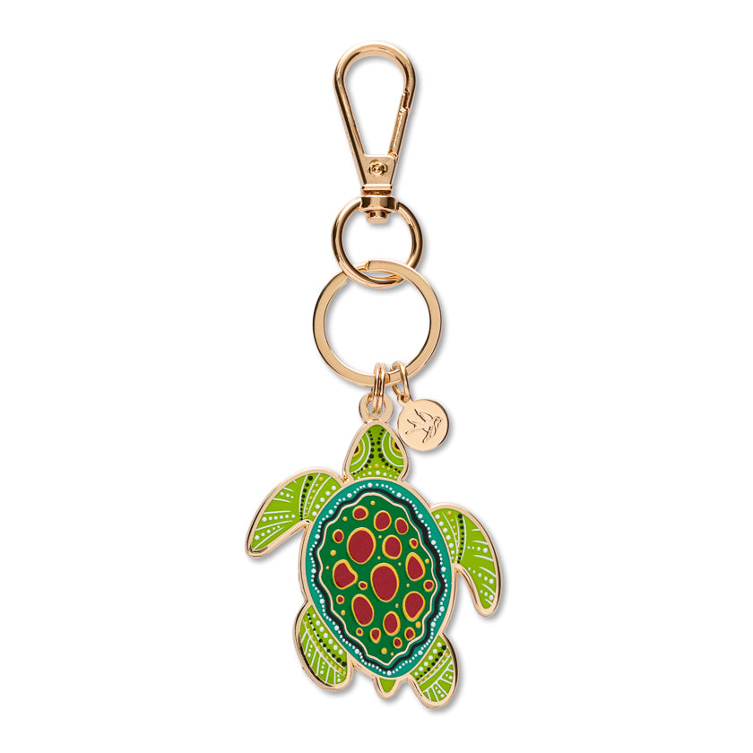 Yaunati (Turtle) Enamel Key Ring – Windsor Lane