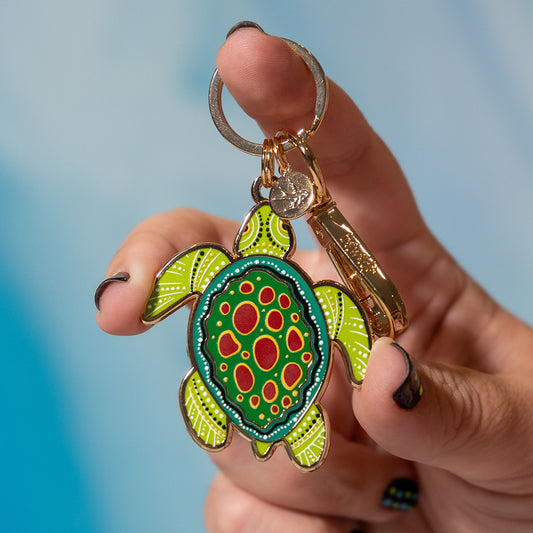 Yaunati (Turtle) Enamel Key Ring