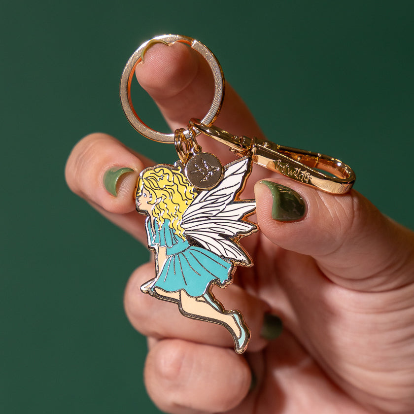 Silky the Fairy Enamel Key Ring