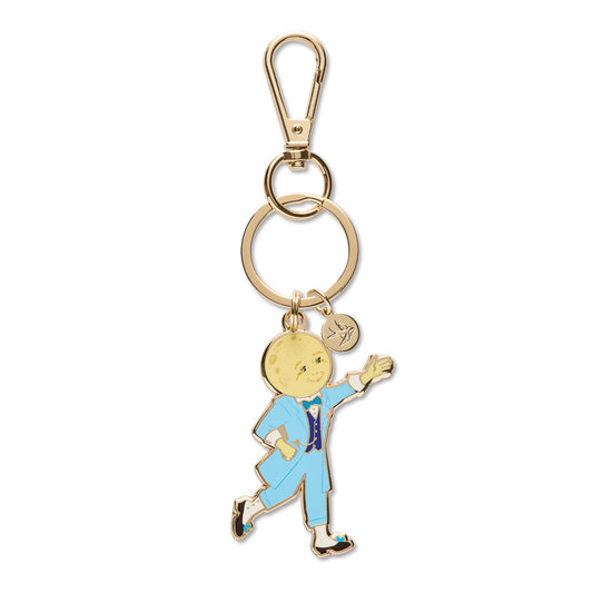 Moonface Enamel Key Ring