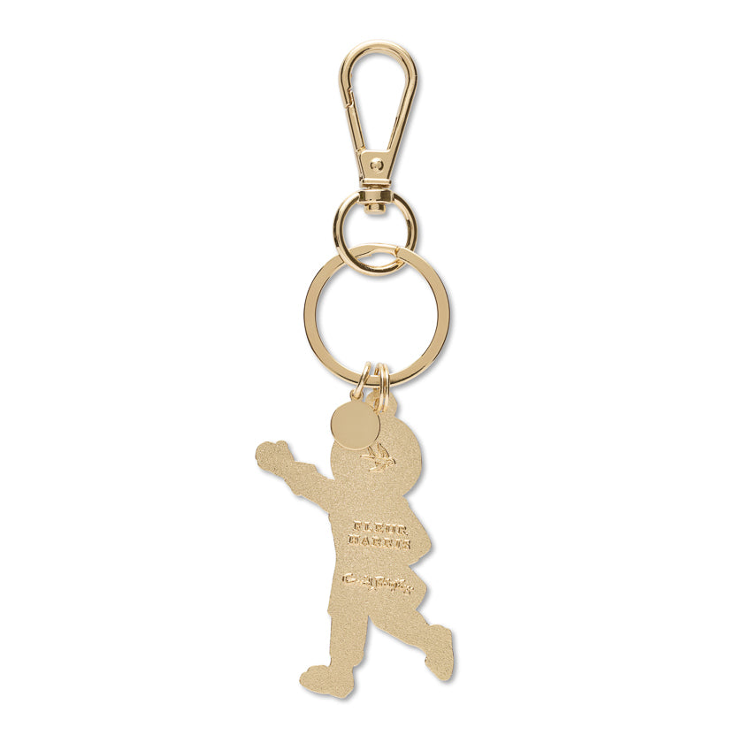 Moonface Enamel Key Ring