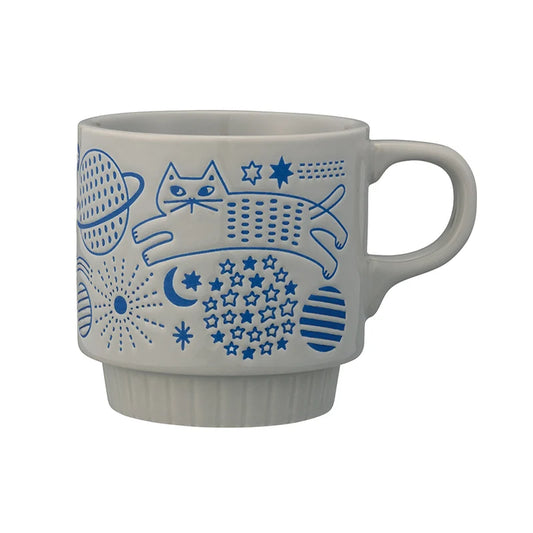 Walking Cat Stackable Mug - Universe