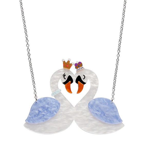 Swan Love Necklace