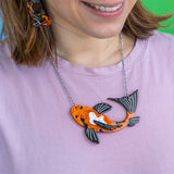 Playing Koi Necklace