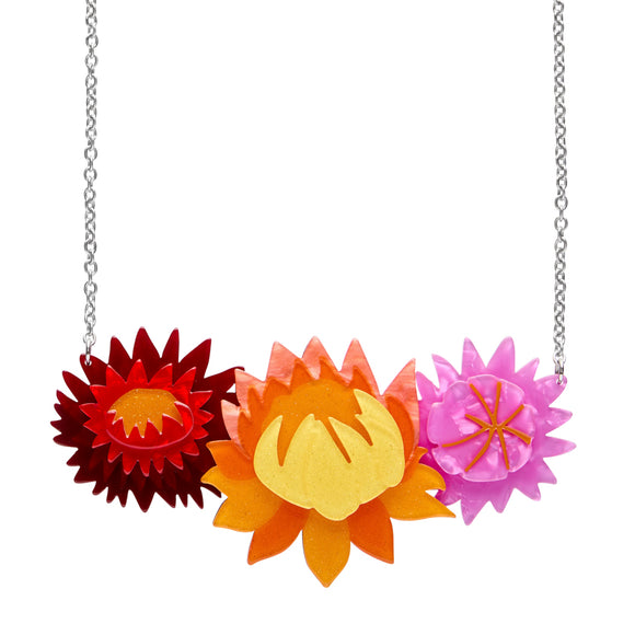 Strawflowers Necklace
