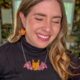 Winged Kitty Necklace