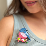 Riley the Robin Brooch