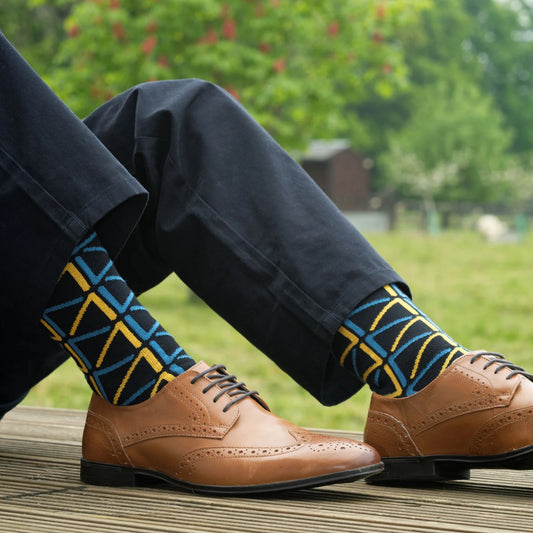 PEPER HAROW Black Septem Socks