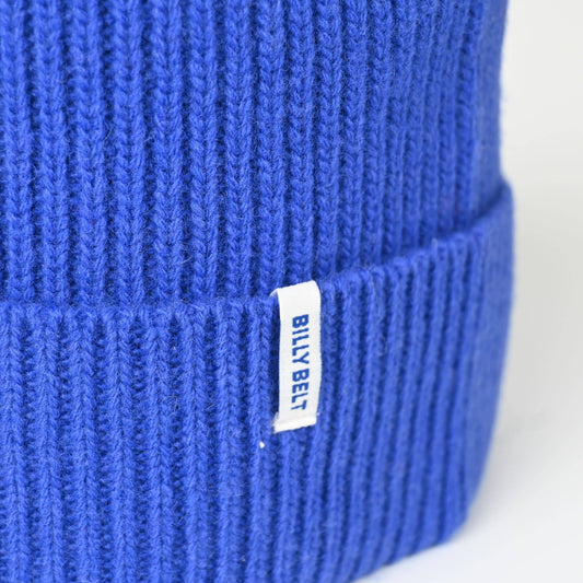 BILLYBELT Blue Lambswool Beanie