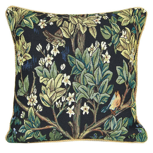 William Morris Tree of Life Blue Cushion Cover