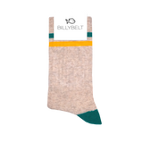 BILLYBELT Retro Combed Cotton Socks - Beige