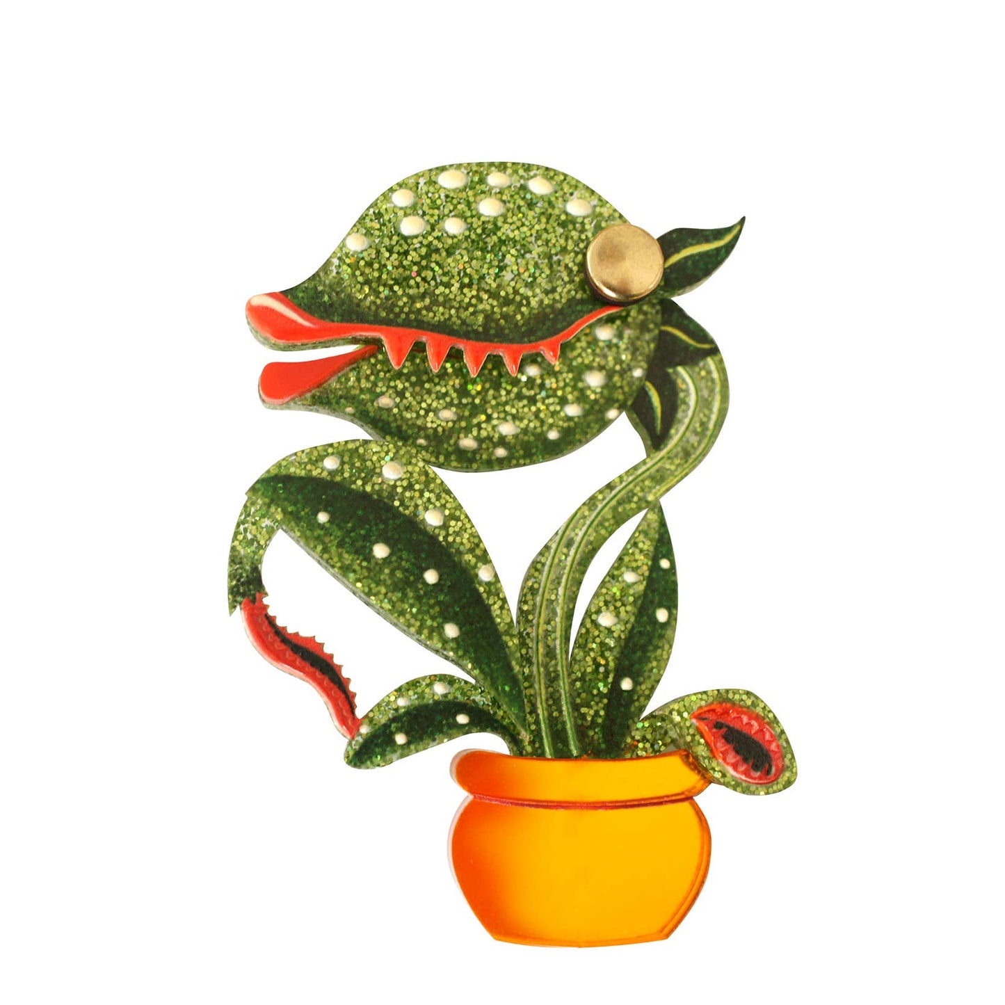 Carnivorous Plant Brooch