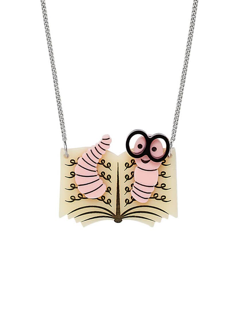 Bookworm Necklace