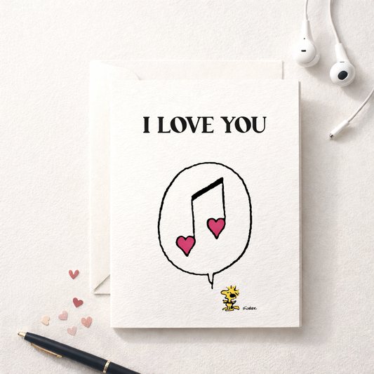 Peanuts Card - I Love You
