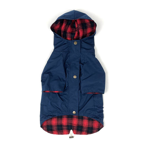 Dog Rain Jacket - Navy Blue