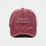Negroni Embroidered Cap