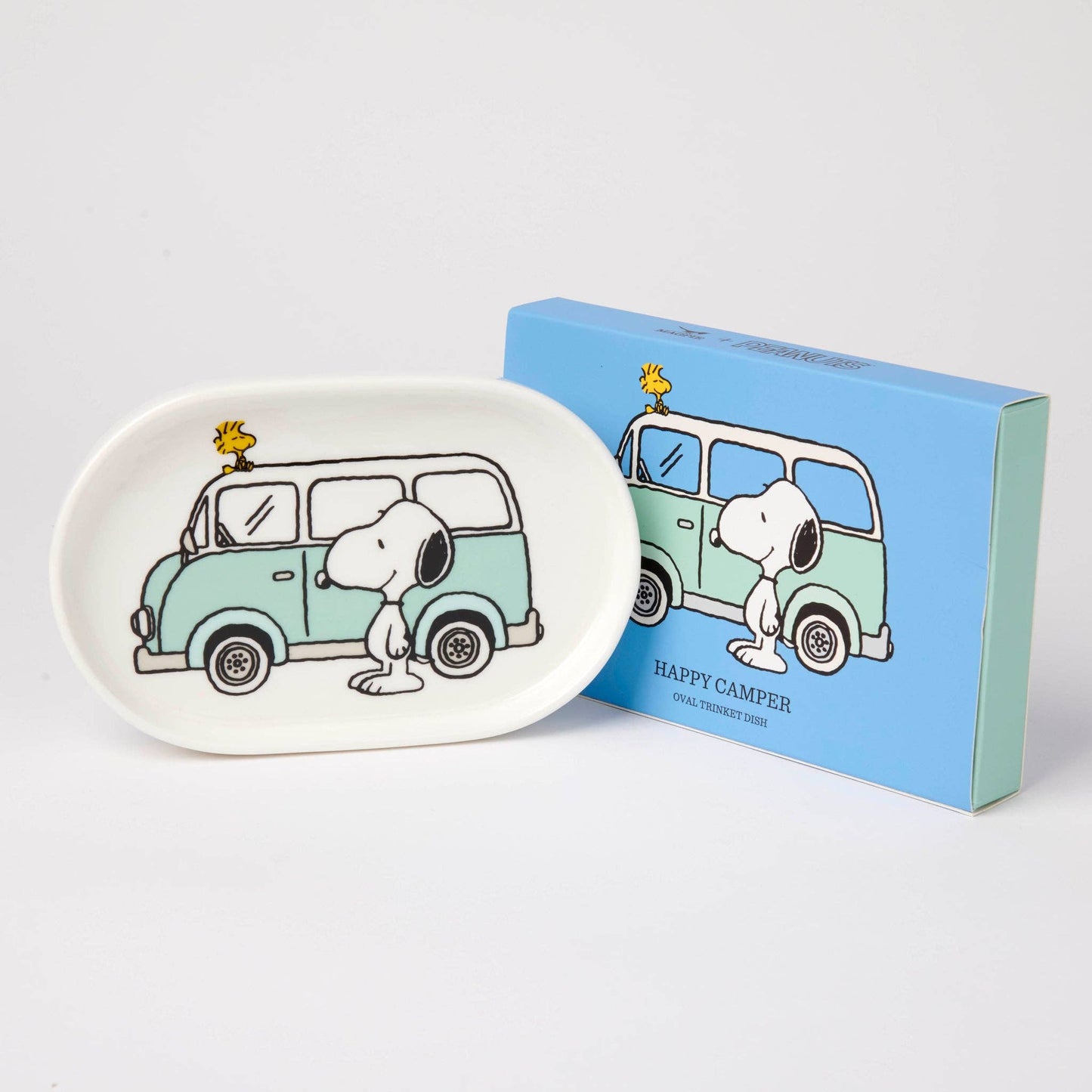 Peanuts Trinket Dish - Oval Shaped - Camper
