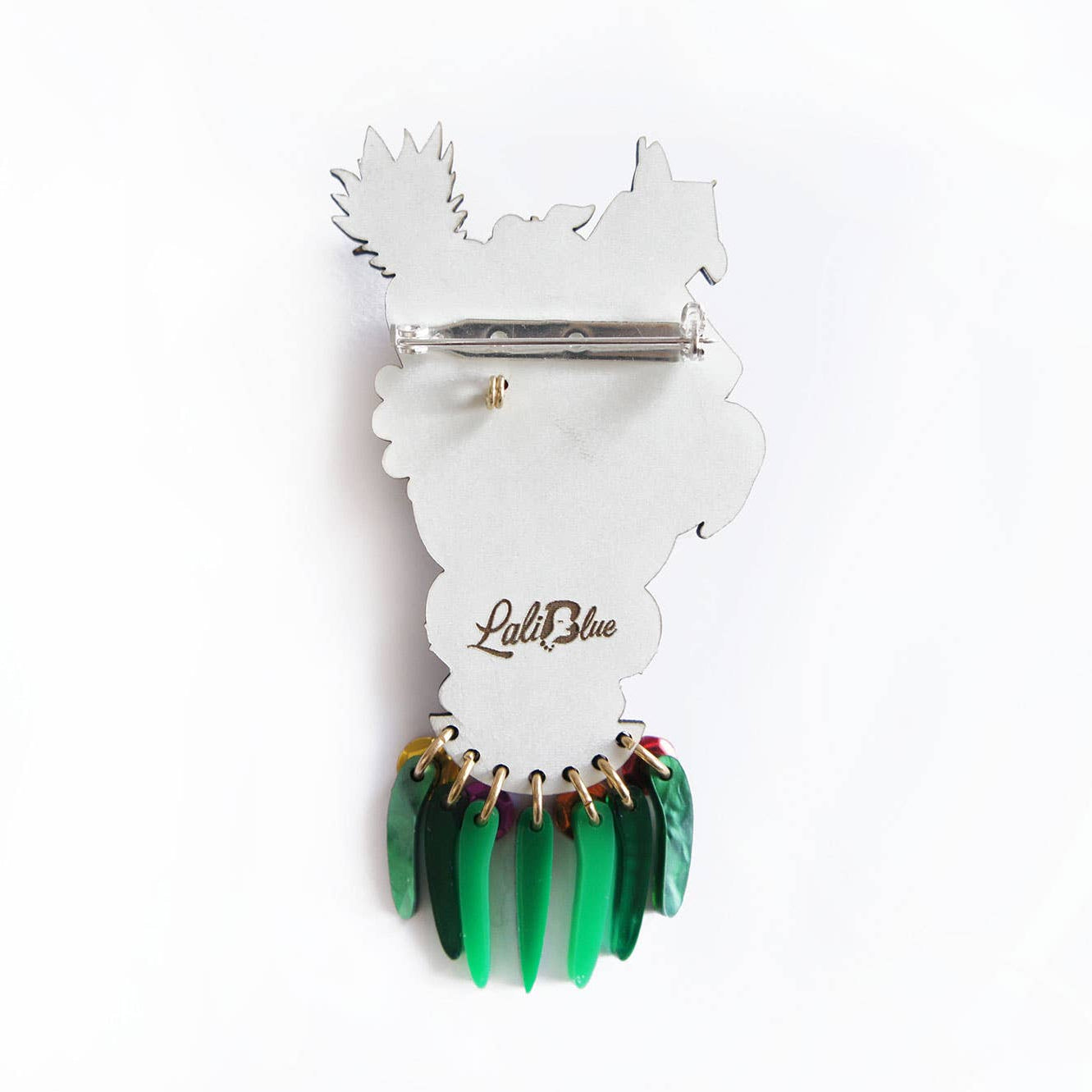 Tropical Tiki Girl Brooch