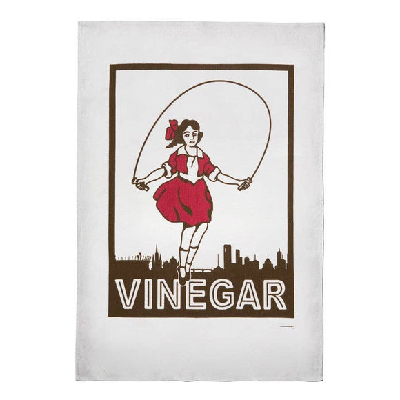 Skipping Girl Tea Towel