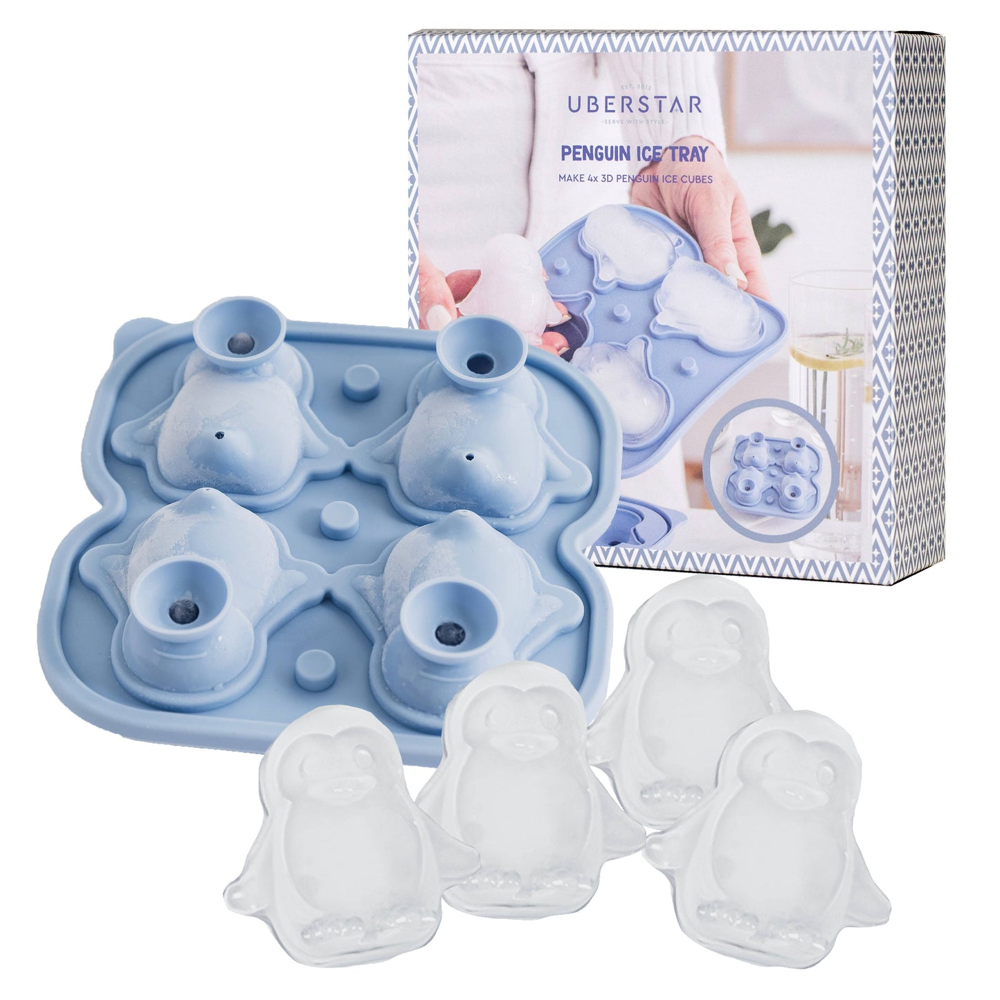 Penguin Silicone Ice Cube Tray