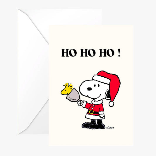 Peanuts Card - Ho Ho Ho