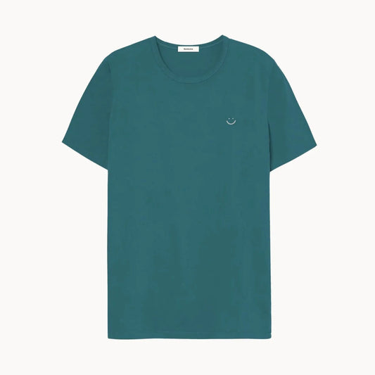 Classic Crew Tee Emerald Smiley