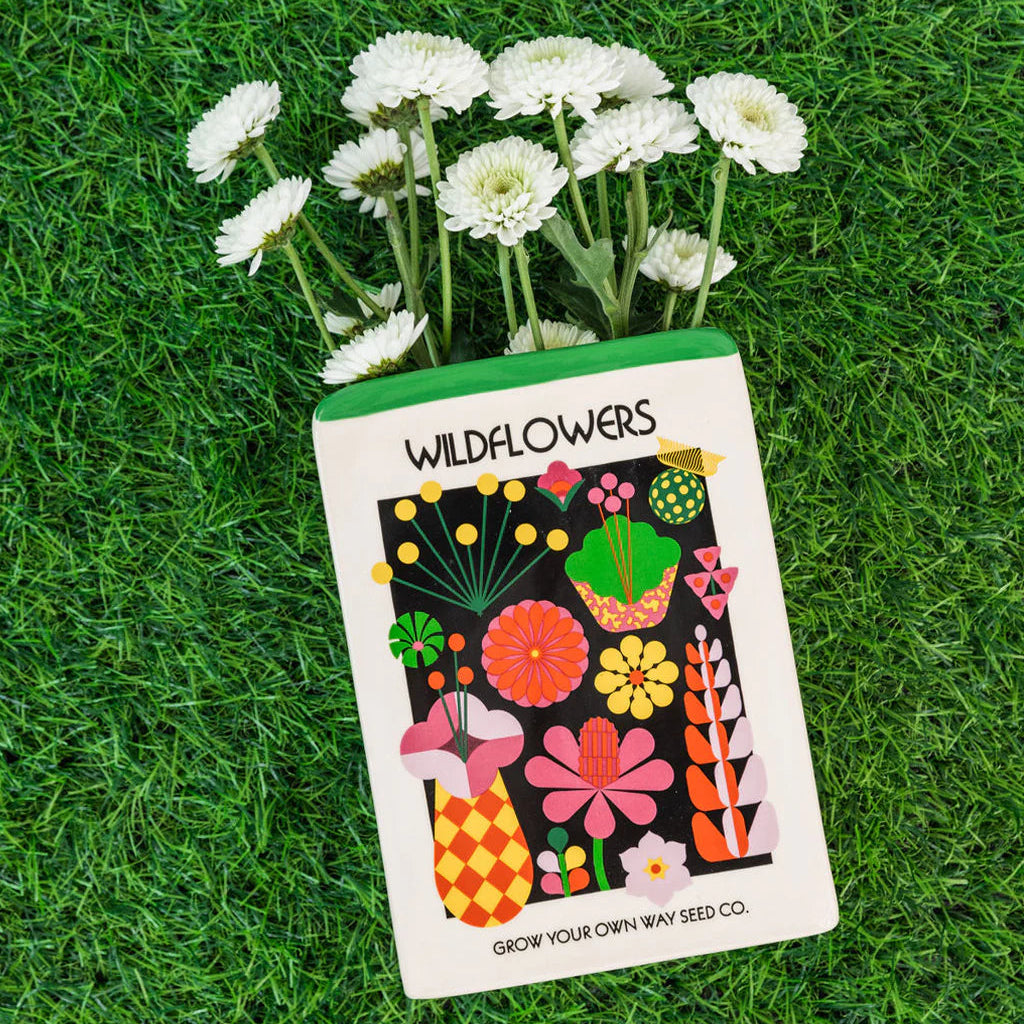 Wildflower Seeds Vase