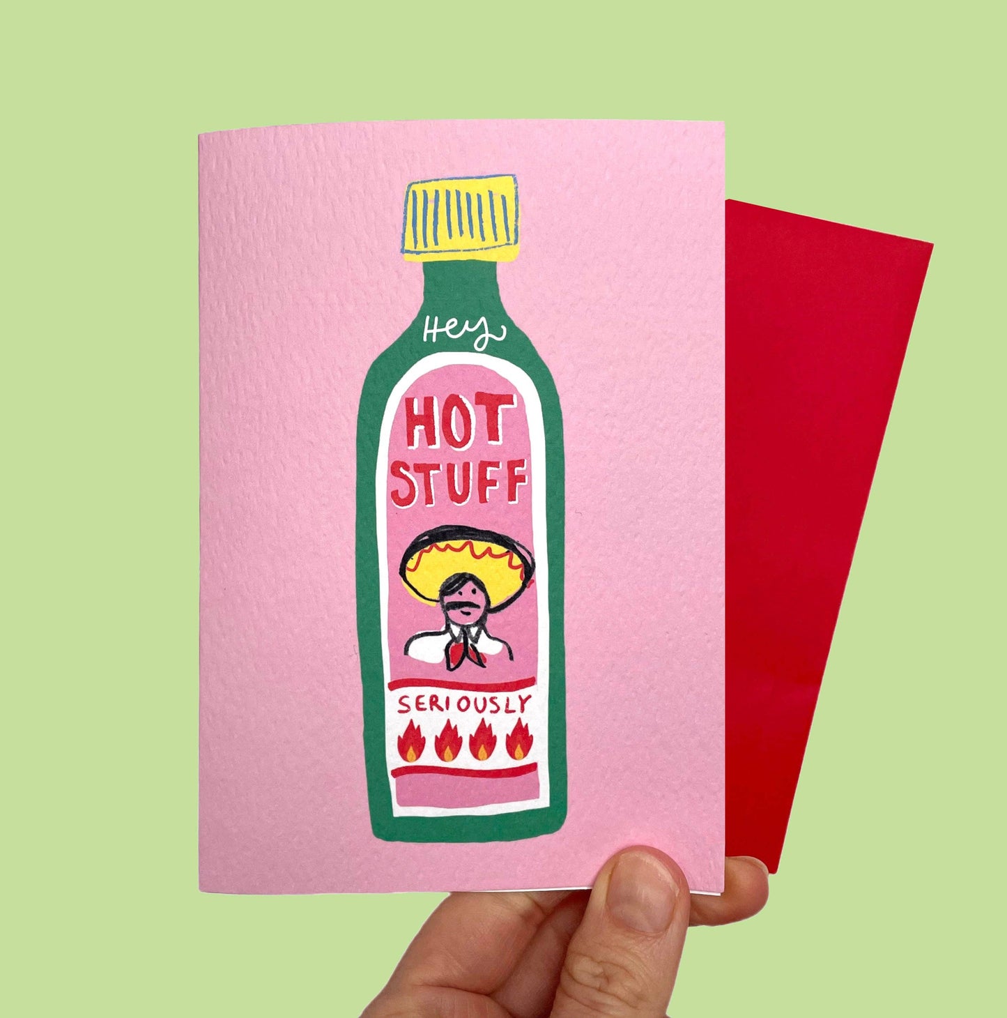 Hey Hot Stuff Card