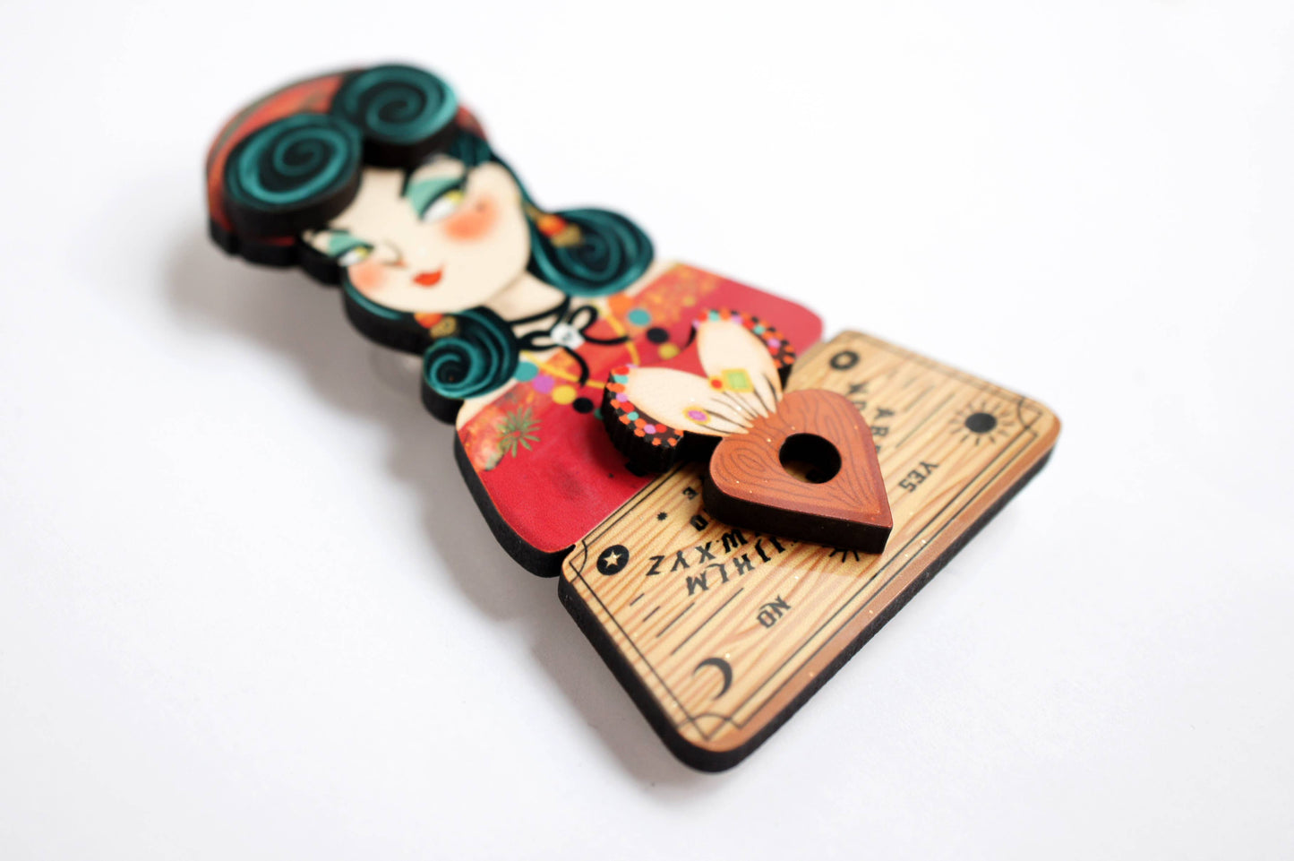 Medium with Ouija Brooch
