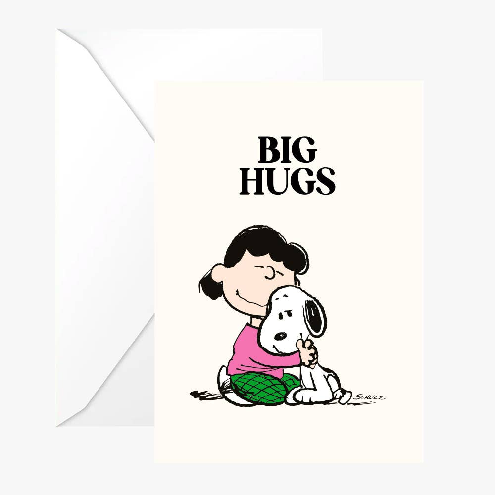 Peanuts Card - Big Hugs