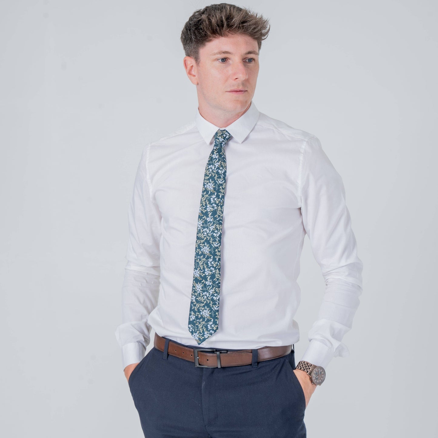 Mayfair Floral Cotton Tie