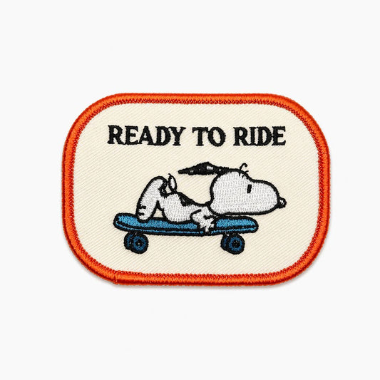 Peanuts Iron-On Embroidered Patch - Ready to Ride