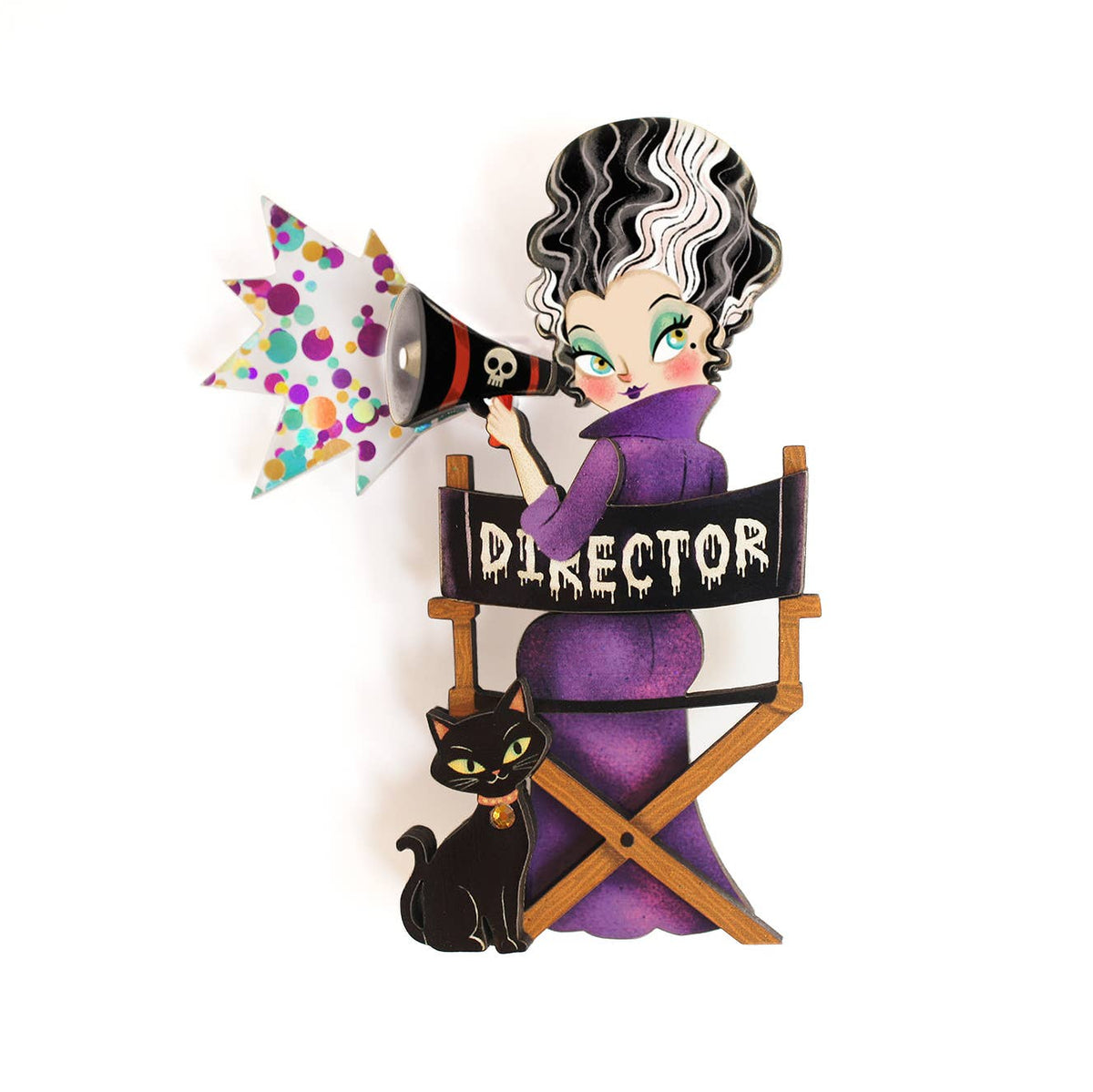 Bride of Frankenstein Brooch