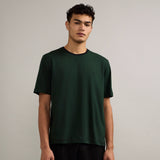 Classic Crew Tee Forest Green Smiley