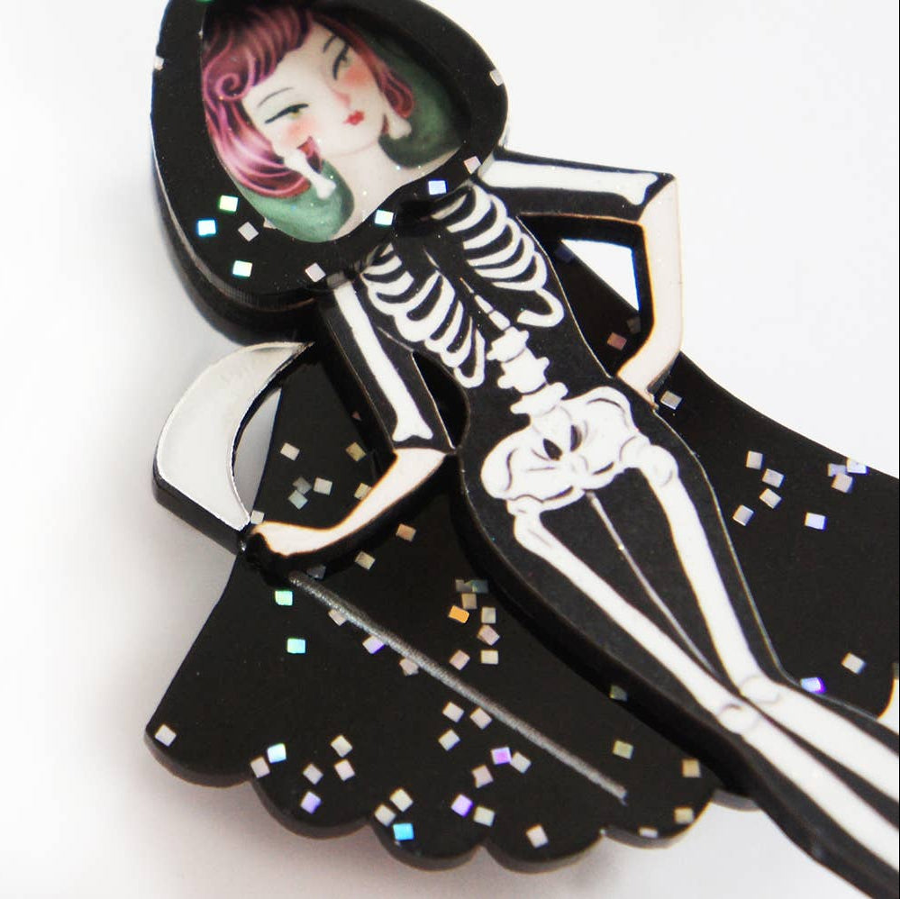 Little Death Girl Brooch