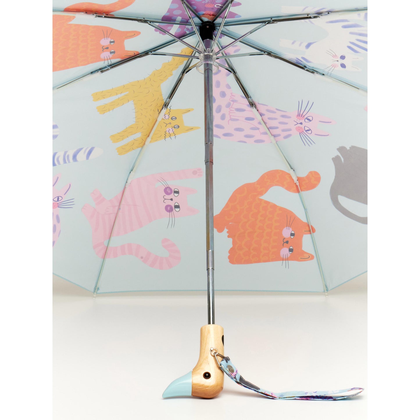 Duck Umbrella Compact - Ice Arty Cats