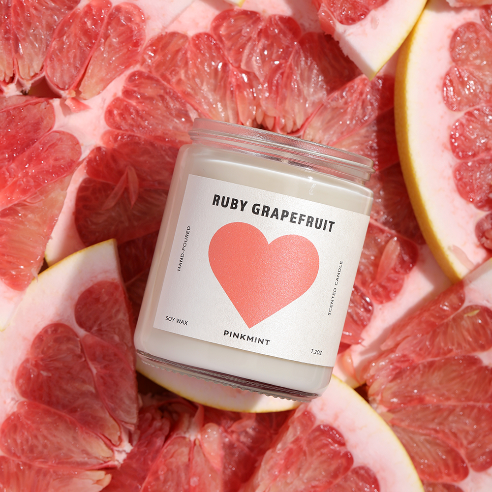 Ruby Grapefruit Soy Candle