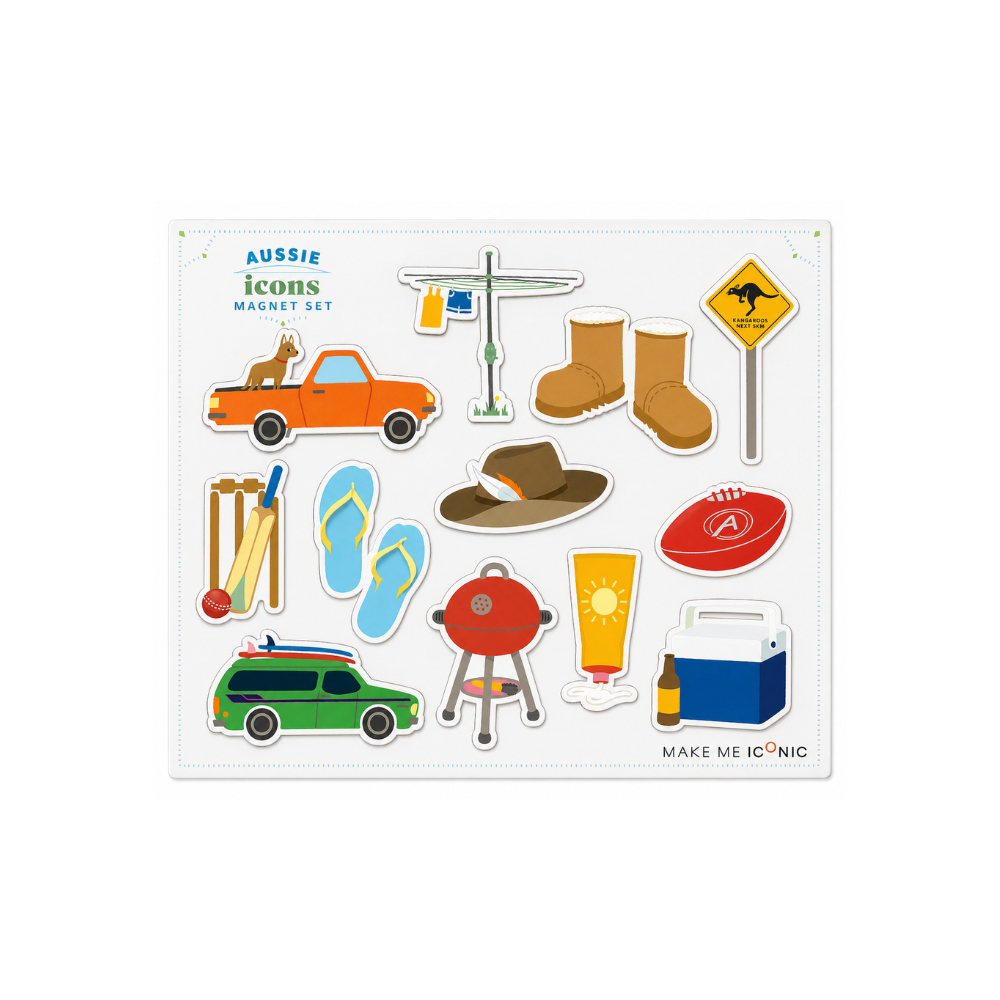 Australian Icons Magnet Set