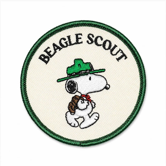 Peanuts Iron-On Embroidered Patch - Beagle Scout