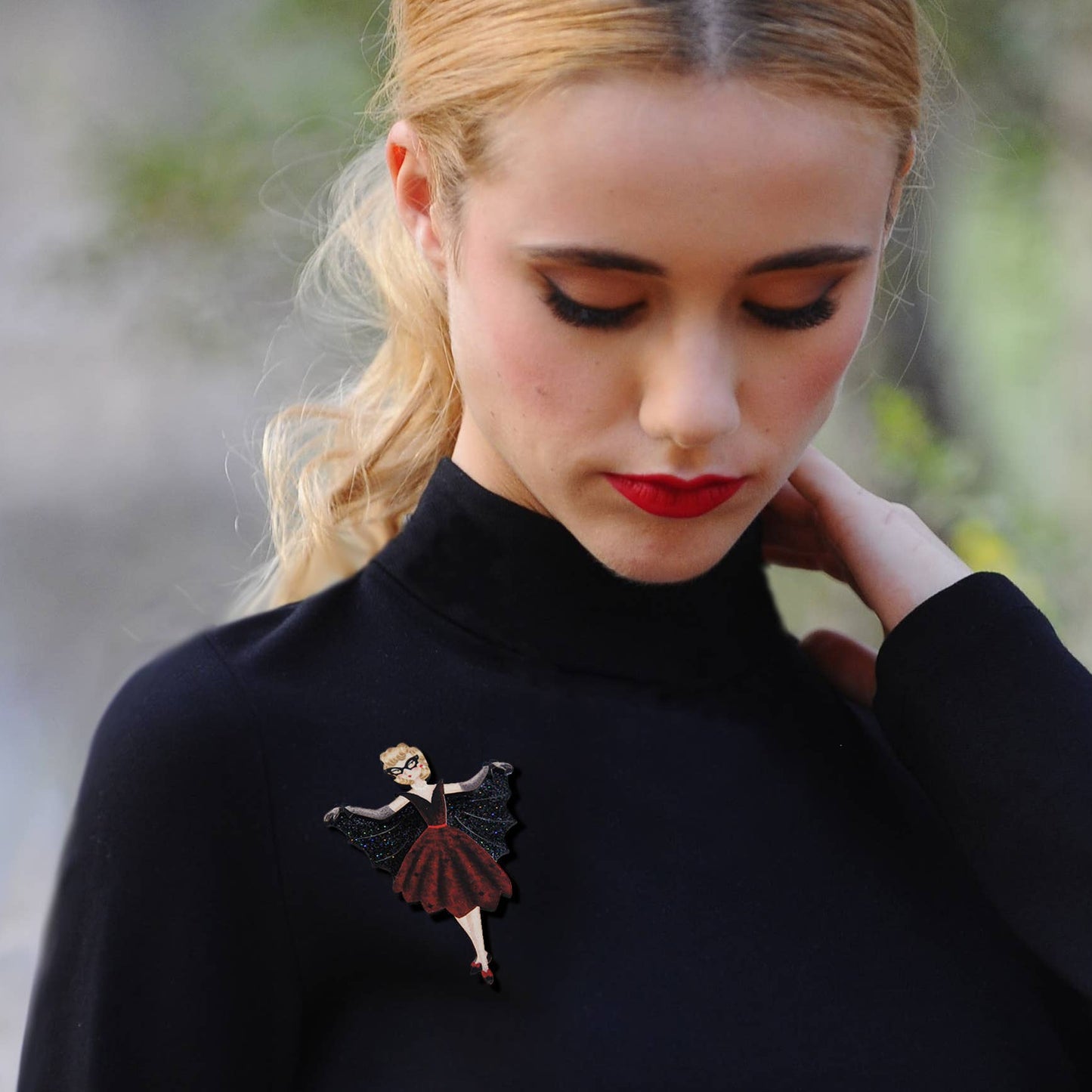 Vampire Brooch