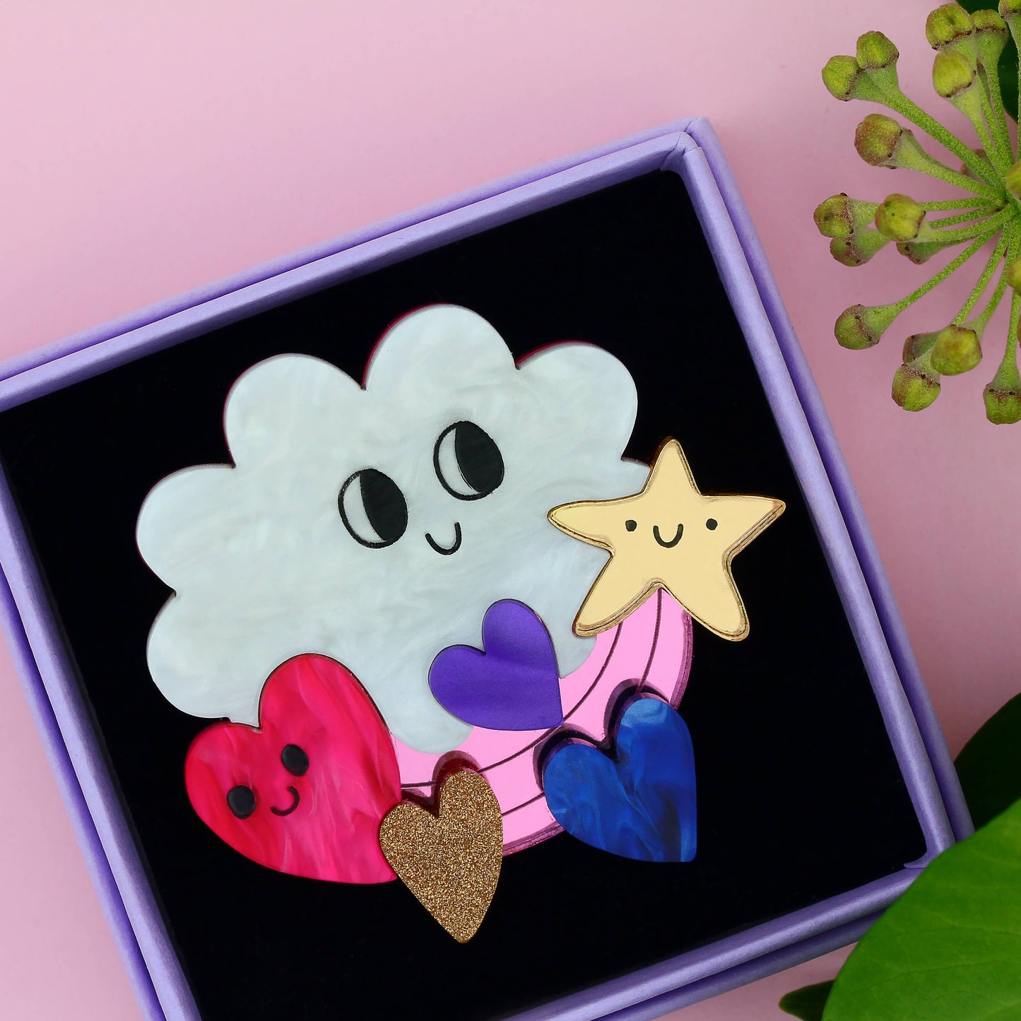 Doodllery Cloud Brooch
