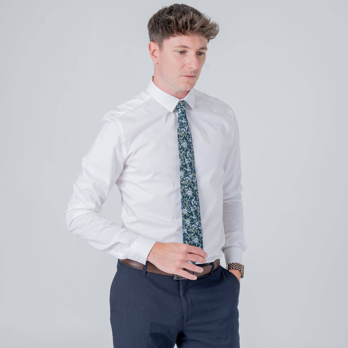 Mayfair Floral Cotton Tie