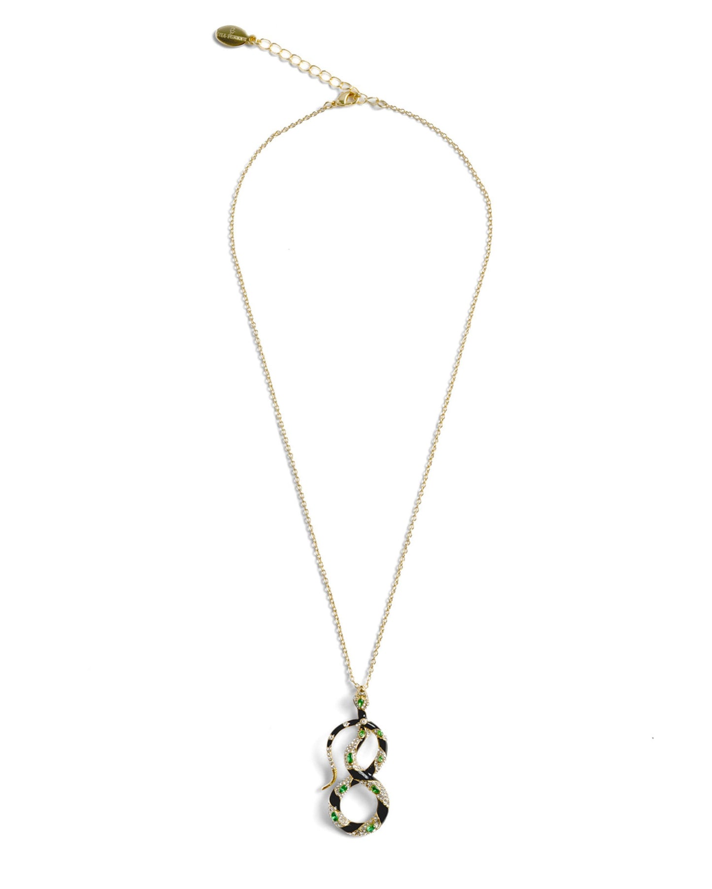 Bejewelled Snake Pendant