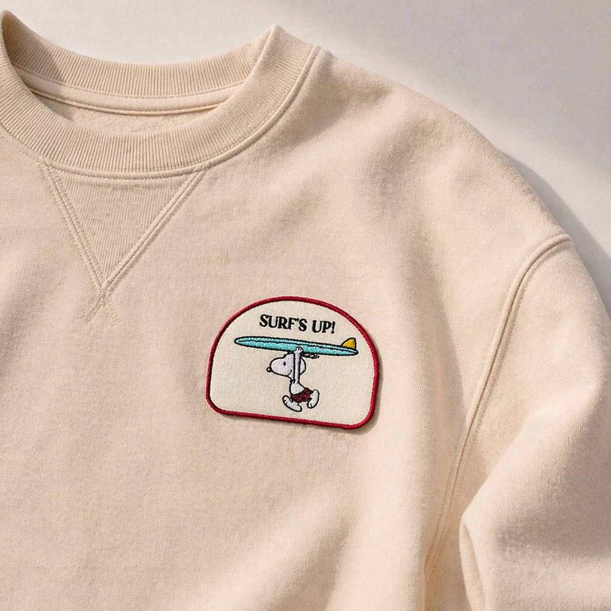 Peanuts Iron-On Embroidered Patch - Surf’s Up!