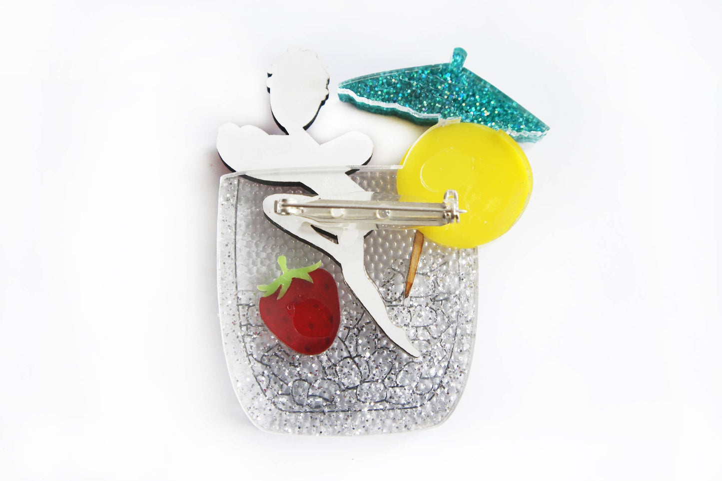 Pin-Up Cocktail Brooch