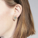 Queen Elizabeth Sunflower Earrings