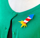 Firecracker Brooch