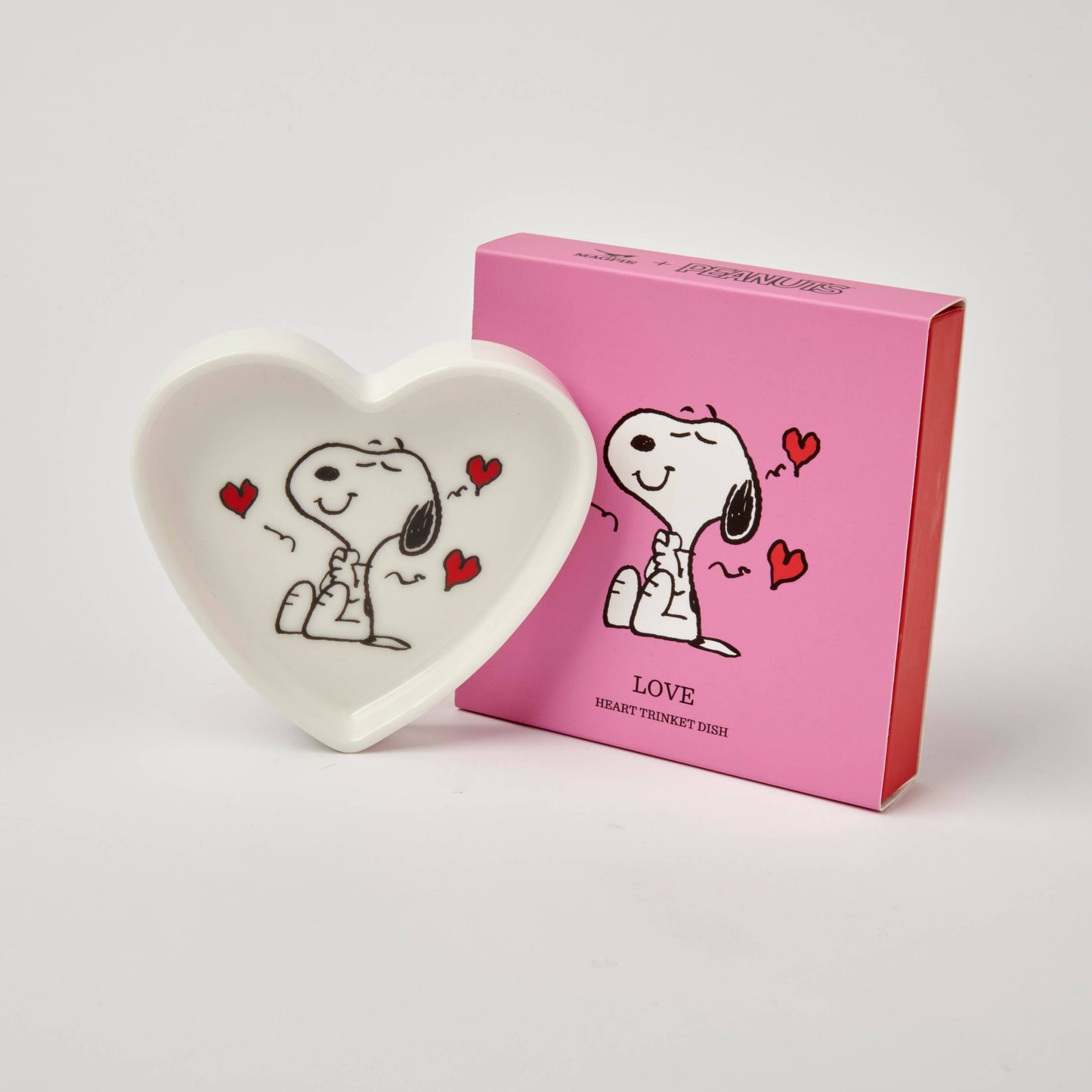 Peanuts Trinket Dish - Heart Shaped - Love