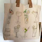 Stitch Your Cocktails Tote Bag