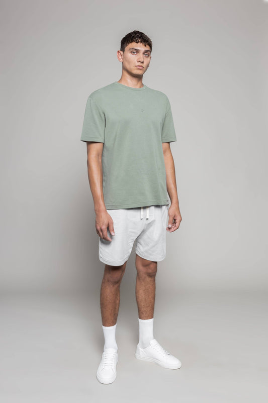 Pique Shorts Light Grey